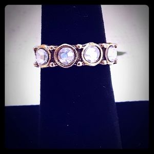 🍃Rhinestone 4 Sparkly Stone Ring Size 7